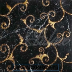 Декоративный элемент DAMASCO 2 Fondo Biancone - Decoro Oro 30,5 x 30,5