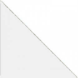 Декоративный элемент 6413V Triangle White 7,3x5,2x5,2