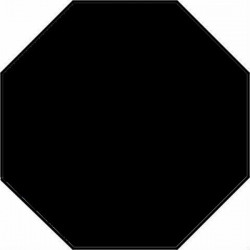 Декоративный элемент 6331V Octagon Black 15,1x15,1