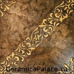 Декоративный элемент SCROLL Fondo Radica - Decoro Oro 30,5 x 30,5