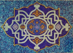 Декоративный элемент Художественное панно мастерской Factory Mosaic "Орнамент1" 137х94